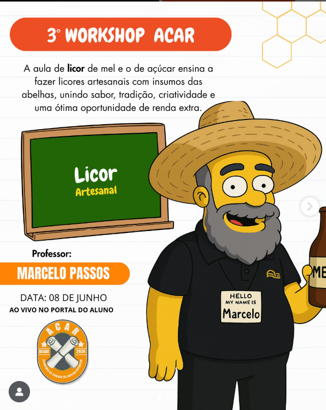 Workshop - Licor de Mel e Açúcar