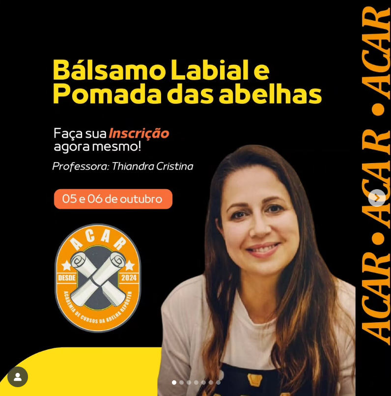 Workshop - Bálsamo Labial e Pomada das Abelhas
